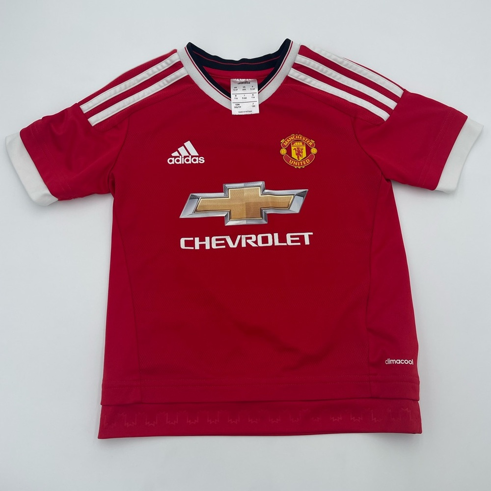 Adidas 2015/2016 Manchester United home shirt kids 5-6y